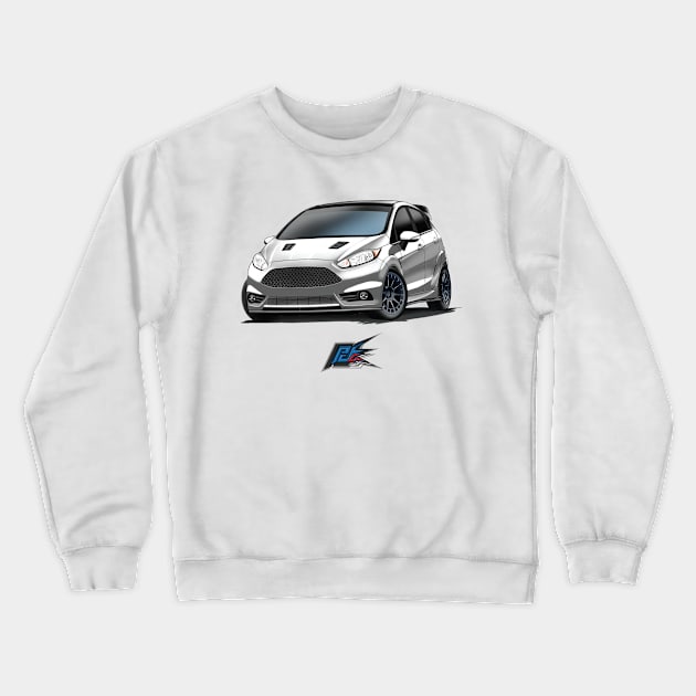 ford fiesta mk7 Crewneck Sweatshirt by naquash